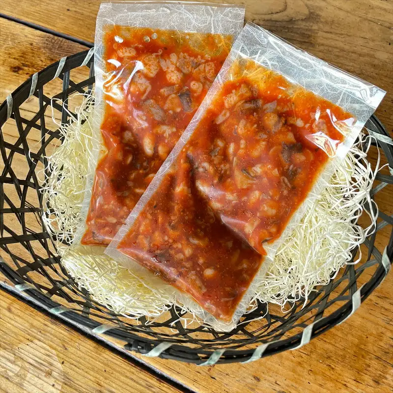 たこ七味 2パック【たこ 珍味 おつまみ キムチ 惣菜 海鮮 いかの塩辛 珍味 お取り寄せ 御中元 お中元 お歳暮 父の日 母の日 贈り物 日本酒 焼酎 たこ】【神奈川県小田原市早川】