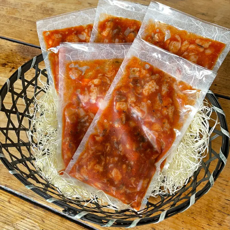 たこ七味 5パック【たこ 珍味 おつまみ キムチ 惣菜 海鮮 いかの塩辛 珍味 お取り寄せ 御中元 お中元 お歳暮 父の日 母の日 贈り物 日本酒 焼酎 たこ】【神奈川県小田原市早川】