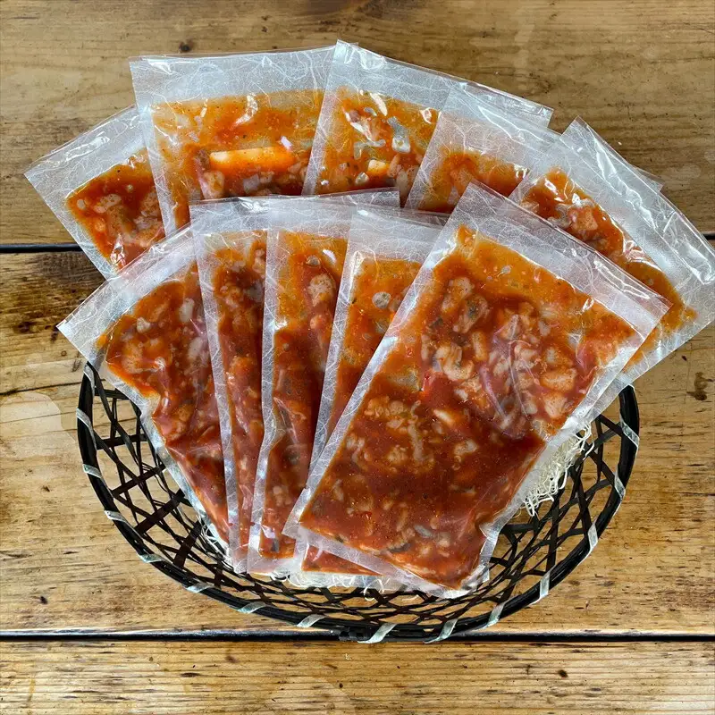 たこ七味 10パック【たこ 珍味 おつまみ キムチ 惣菜 海鮮 いかの塩辛 珍味 お取り寄せ 御中元 お中元 お歳暮 父の日 母の日 贈り物 日本酒 焼酎 たこ】【神奈川県小田原市早川】