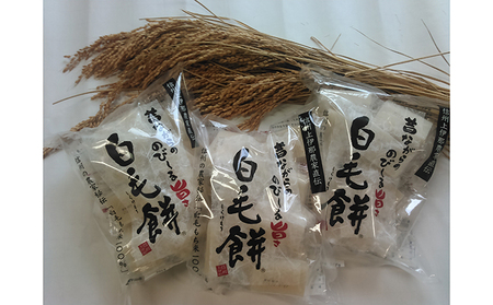 白毛餅セット（800g×3袋） もち 切り餅 
