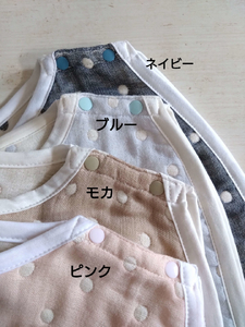 ハンドメイドの国産６重織ガーゼのスリーパー（モカ）