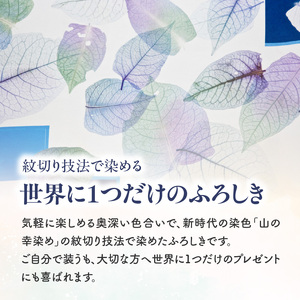 染めの王国新宿・神楽坂生まれの新時代の染色　「山の幸染め」ふろしき 0049-005-S05