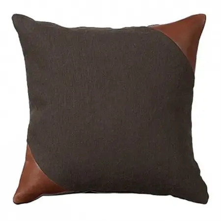 Combination Cushion Triangle ブラウン×ダークブラウン【SWOF】_雑貨・日用品  家具・インテリア _【1426393】