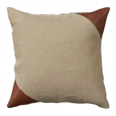 Combination Cushion Triangle ベージュ×ダークブラウン【SWOF】_雑貨・日用品  家具・インテリア _【1426394】