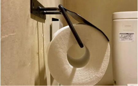 アイアントイレットペーパーホルダー（右入れタイプ） mi0053-0006