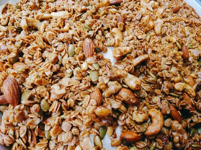 （南房総市産しょうが使用）濃厚ジンジャーシロップと、しょうが糖、グラノーラ、琥珀糖のセット mi0076-0003