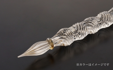 【ガラスペン】オールひねり 軸径12mm (カラー：シャンパンゴールド)_0162-003-T05-4