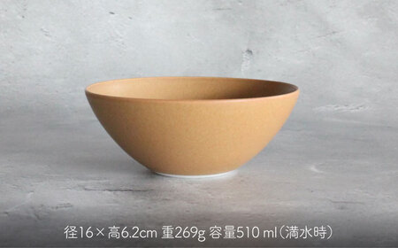 【波佐見焼】Naturalシリーズ ボウル 2個セット (キャメル） 皿 マット【光春窯】[XD92] 波佐見焼