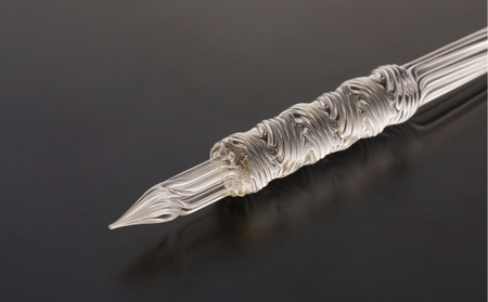 【ガラスペン】オリジナルひねり 軸径11mm (カラー：透明)_0162-005-T05-1