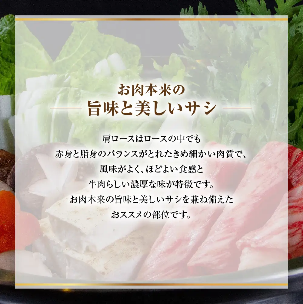 松阪牛 肩ロース すき焼き用 500g  国産松坂牛