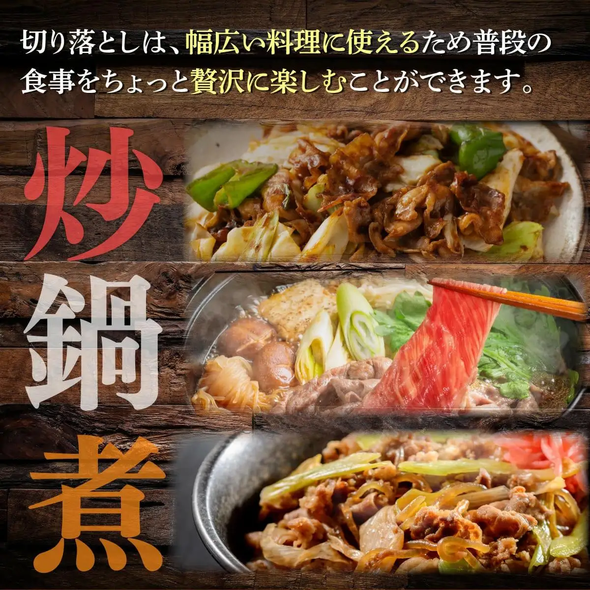 500g【佐賀牛】切り落とし B-1016