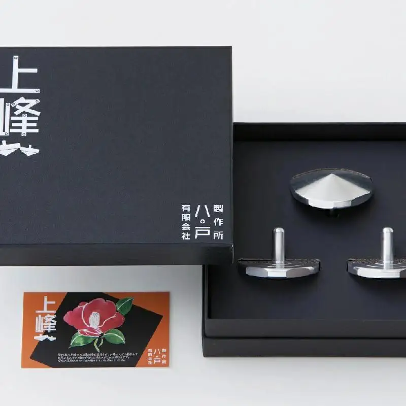 上峰町の金属加工会社製｢上峰 精密コマ｣ 3個セット【受注生産!!】C-521