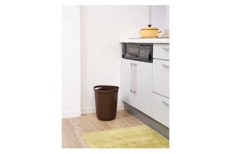 【エコマーク認定】トヨテック　ダストボックス（ゴミ箱）　同色（茶・茶）セット