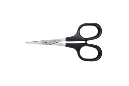 ペーパークラフト 極細デザイン用はさみ (DS-100) 工作 細かい作業 小さいはさみ 切り絵 レース切紙 デザインワーク 手芸 ハンドメイド 関市 岐阜県 長谷川刃物　CANARY メーカー直送 リボン パッチワーク 糸 洋裁 ハサミ はさみ 鋏