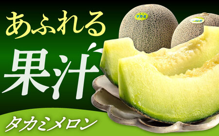 先行予約 メロン 約5kg 3~5玉 [DAT001] メロン タカミメロン
