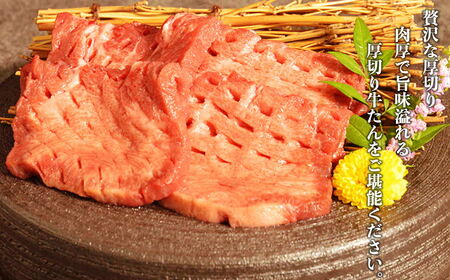 オアシス九州 牛タン  厚切り(軟化加工）600g _U117-0042