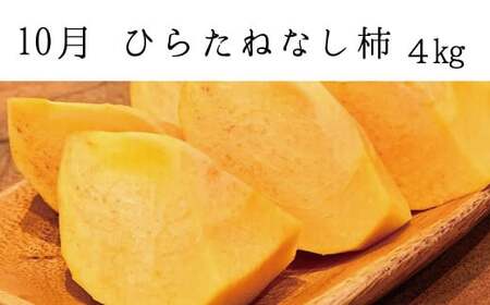 ☆レビューキャンペーン開催中☆ かき 柿 みかん 柑橘 フルーツ 果物 定期便 /【全3回定期便】秋の味覚 果物定期便　柿・みかん　旬のフルーツを毎月お届け♪【tkb130】