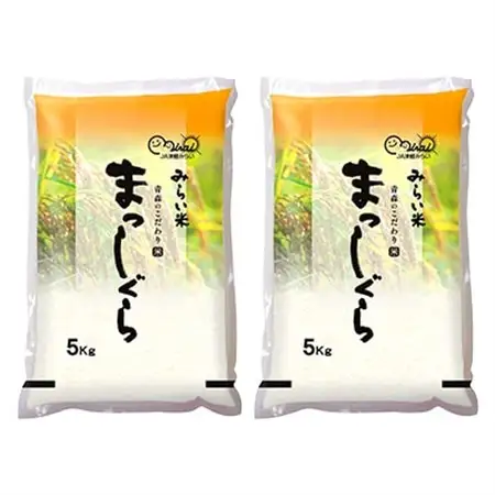 まっしぐら　精米5kg×2袋_ 精米 米 _【配送不可地域：離島・沖縄県】【1135488】