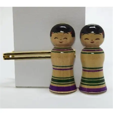 「こけス」ネクタイピン＆帯留め(緑ロクロ線)_装飾品・工芸品     装飾品・工芸品  服飾小物 _【1238404】