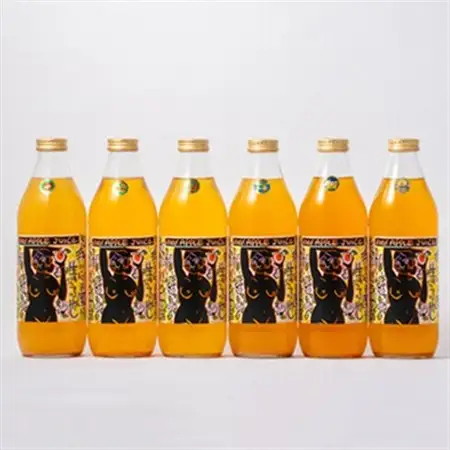 りんごジュース　品種おまかせ　6本入り_飲料・ドリンク りんごジュース 果汁飲料 林檎ジュース アップルジュース リンゴジュース_【1244686】
