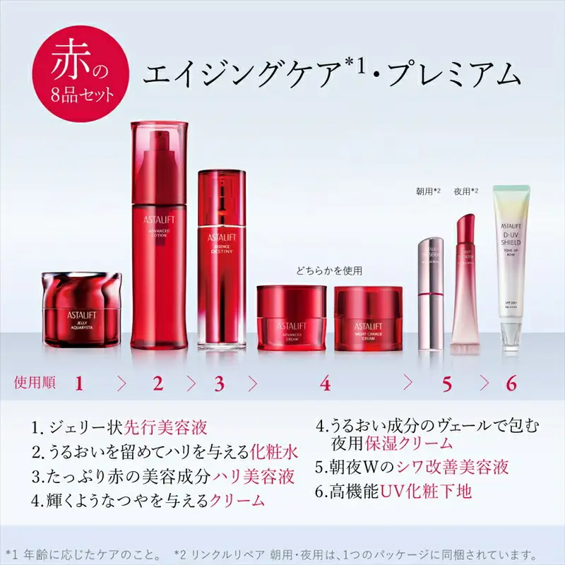 富士フイルム アスタリフト《エイジングケア プレミアム8点セット 》アスタリフト (各1個)  【 化粧品 】
