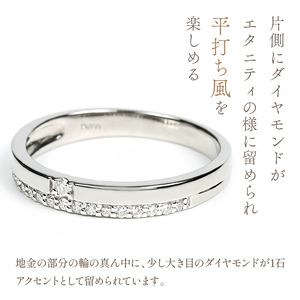普段使いに PT ダイヤリング 0.13CT　R3352DI-P 188-021