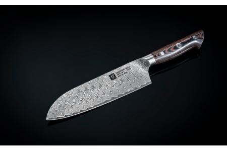 ZWILLING ツヴィリング 「 タクミ 三徳包丁 180mm 日本製 」 ダマスカス 包丁 岐阜県関市製 【日本正規販売品】 ZWILLING Takumi 30557-181