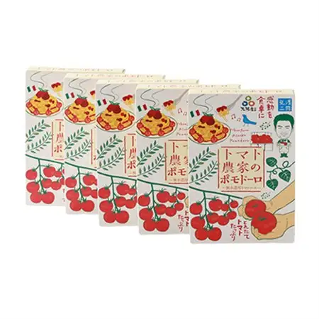 【富田林産】トマト農家のポモドーロ5箱 無水濃厚トマトソース　備蓄・保存食にも便利です!_惣菜・加工品 レトルト  _【1431429】