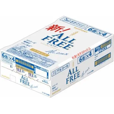 【毎月定期便】サントリー「オールフリー」350ml×24本全6回【配送不可地域：離島・沖縄県】【4001760】
