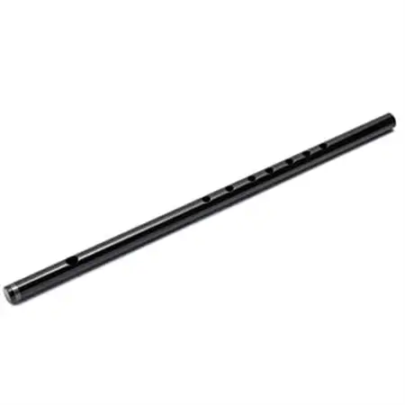 洒楽斎「SYARAKUSAI」アルミ製横笛(黒　つやあり)_装飾品・工芸品   _【1430954】