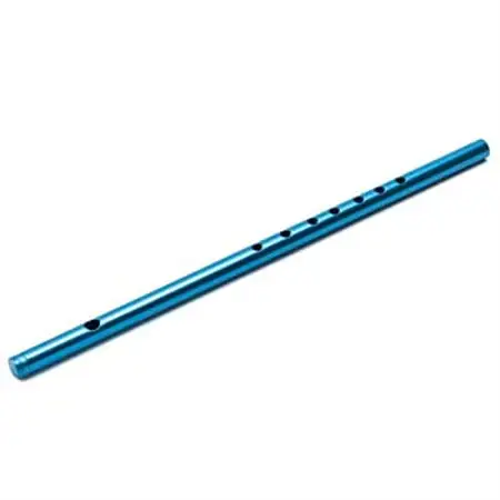 洒楽斎「SYARAKUSAI」アルミ製横笛(青　つやあり)_装飾品・工芸品   _【1430969】