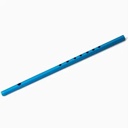 洒楽斎「SYARAKUSAI」アルミ製横笛(青　つや消し)_装飾品・工芸品   _【1431003】