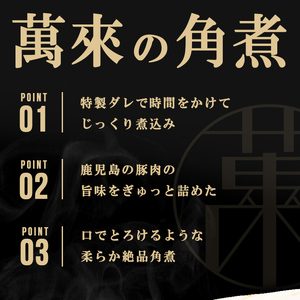 さつま豚 角煮 まんじゅう【レンジでお手軽！】15個 a5-293-stm-2w