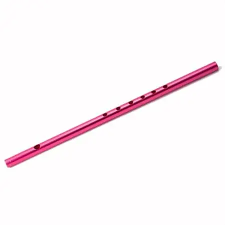 洒楽斎「SYARAKUSAI」アルミ製横笛(赤　つやあり)_装飾品・工芸品   _【1431028】