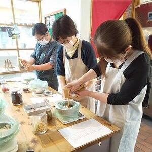 ストレスチェック&あなたのなりたいを叶える食提案付 自然派プロティンバー作り体験チケット【1名様 約２時間】