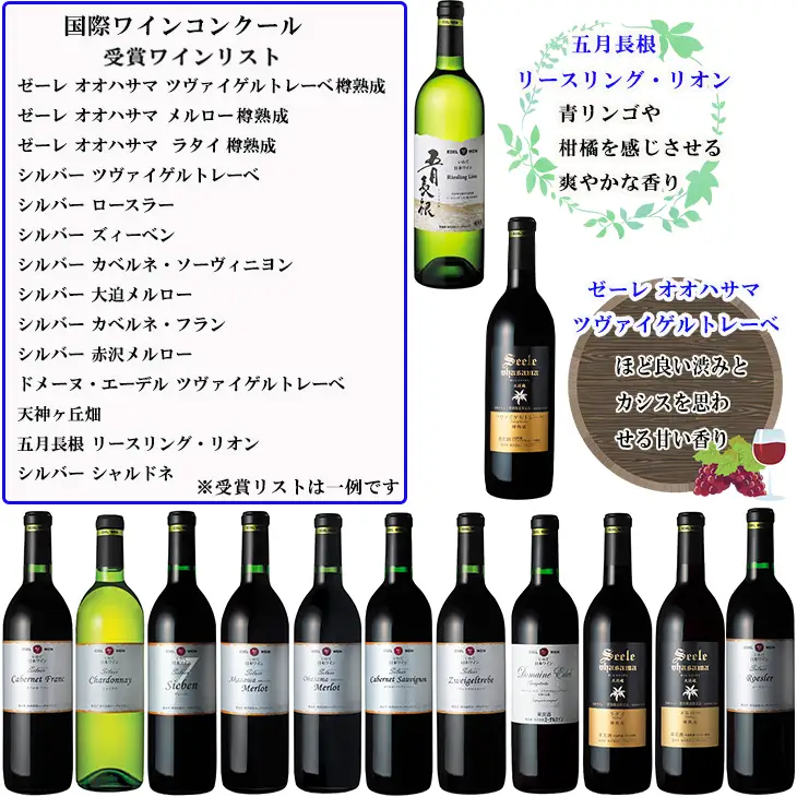 国際ワインコンクール受賞赤ワイン２本セット【ギフトBOX入り】 エーデルワイン 【754】