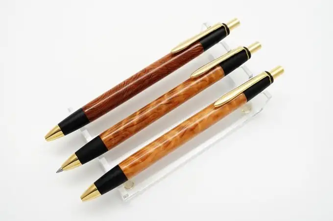 天然屋久杉ボールペン・ストレートタイプ(0.7mm)1本 〈屋久杉 文房具 ボールペン〉 