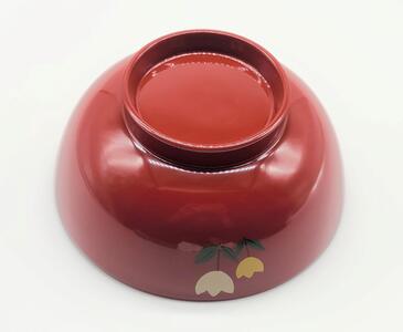 川連漆器 子供椀 はな 漆器 漆器 【佐藤豊八商店】[M5802]