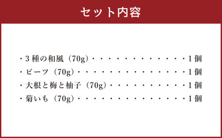 【熊本みなみピクルス】野菜好きな方におすすめ4本セット