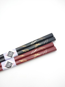 川連漆器 夫婦箸松葉蒔絵木箱入 漆器 漆器 【(株)阿部健吉商店】[H3-5301]
