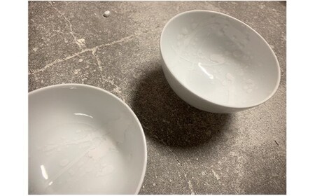 白磁釉滴飯碗(中) 井上祐希作 (井上萬二窯) 有田焼 お茶碗 ご飯茶碗 飯碗 35000円 3.5万円 A35-389