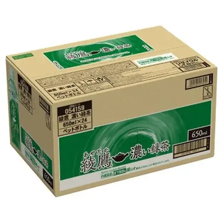 綾鷹濃い緑茶 650mlPET×24本_飲料・ドリンク 飲料 茶 _【1434307】