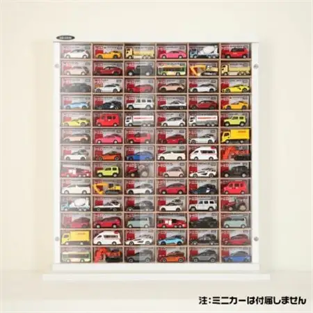 1/64サイズ対応 ミニカーディスプレイラック(ホワイト) MCD-78W_ディスプレイ ラック ミニカー 専用 趣味 人気 おすすめ 送料無料 贈答 ギフト プレゼント 収納 家具 鑑賞 コレクター_【1434002】