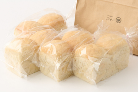 【定期便3回】自家製天然酵母の食パン 4斤【パンと器のコネル】(H094126)