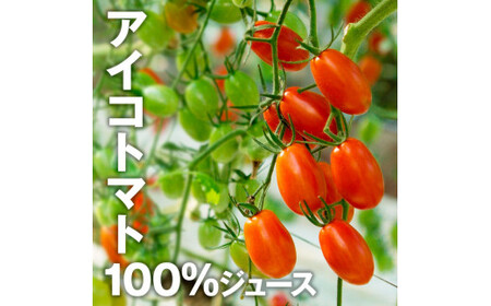 トマトジュース 無塩 無添加 1本入 1000ml×1本 トマト 100％ジュース ドリンク あまいこトマトジュース アイコトマト 化学調味料・保存料不使用 酸味控えめ【池トマト】 [BQAG030]