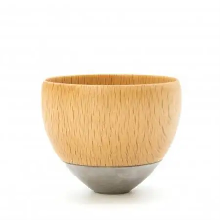 【高岡銅器】KISEN Guinomi Sake Cup DON Misty Silver_雑貨・日用品 グラス・カップ 食器   雑貨・日用品  食器 _【1370313】