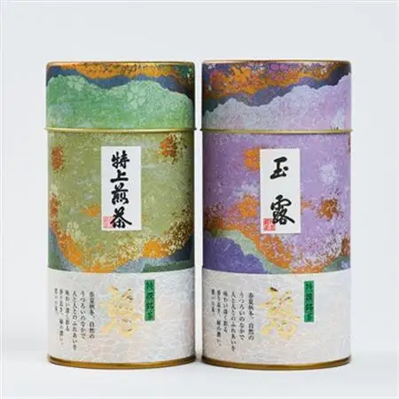 和束茶ギフトセット(松)　玉露150g×1袋、特上煎茶150g×1袋　上香園【1266402】