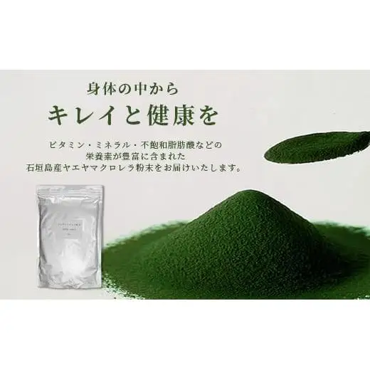 石垣島産ヤエヤマクロレラ粉末（1kg）AR-3