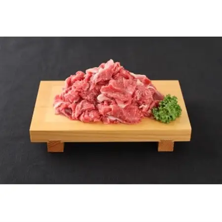 【地元ブランド】くまもとあか牛切落し600g(美里町)_肉 あか牛 牛肉 あかうし アカウシ 赤牛_【配送不可地域：離島】【1427339】