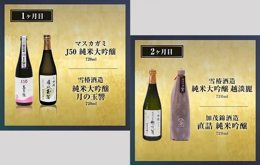 【定期便6ヶ月毎月お届け】【20セット限定・年末限定】日本酒3蔵飲み比べセット 12本（720ml×2本×6ヶ月）《2027年1月～順次出荷》